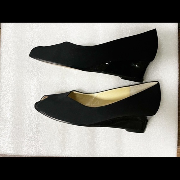 Bruno Magli black shoe open toe - Picture 1 of 8